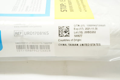 Medline UR0170816S Closed System with 100% Silicone Foley Catheter 16Fr 10ml